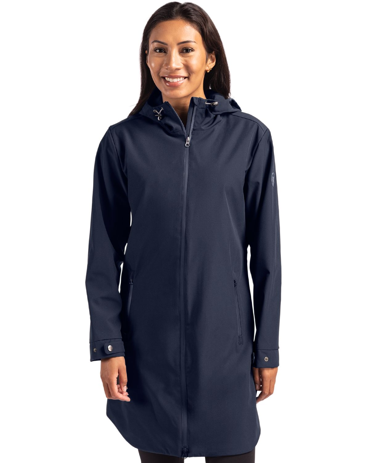 Cutter & Buck Women's Camano Recycled Everyday Stretch Water Resistant Full Zip Jacket-1
