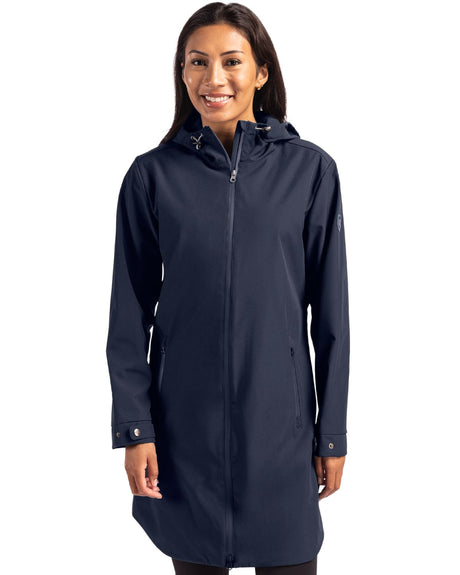 Cutter & Buck Women's Camano Recycled Everyday Stretch Water Resistant Full Zip Jacket-1