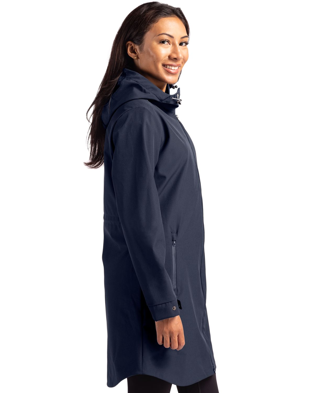 Cutter & Buck Women's Camano Recycled Everyday Stretch Water Resistant Full Zip Jacket-3