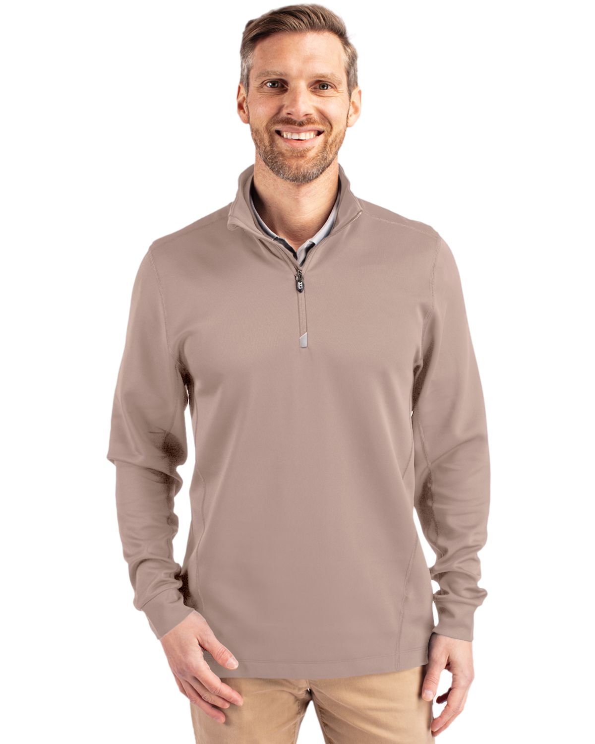 Cutter & Buck Men's Traverse Quarter Zip Pullover-1