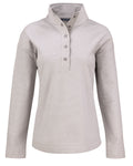Cutter & Buck Women's Hunts Point Recycled Fleece Hybrid Snap Placket Pullover-1