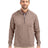 Cutter & Buck Men's Adapt Recycled Soft Knit Stretch Heathered Quarter Zip Pullover-1