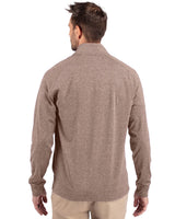 Cutter & Buck Men's Adapt Recycled Soft Knit Stretch Heathered Quarter Zip Pullover-6