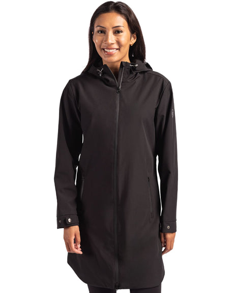 Cutter & Buck Women's Camano Recycled Everyday Stretch Water Resistant Full Zip Jacket-1