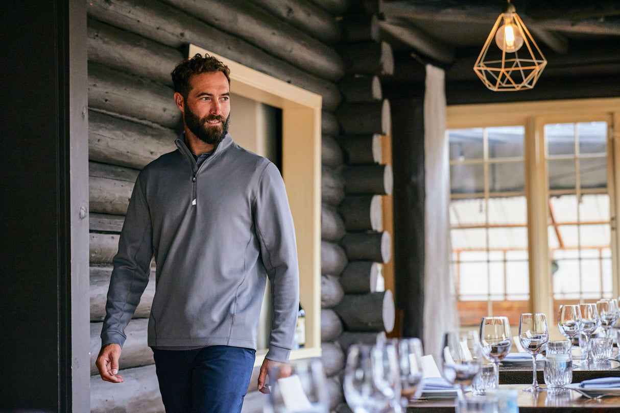 Cutter & Buck Men's Traverse Quarter Zip Pullover-2
