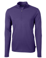 Cutter & Buck Men's Virtue Recycled Featherlight Pique Quarter Zip Pullover-5