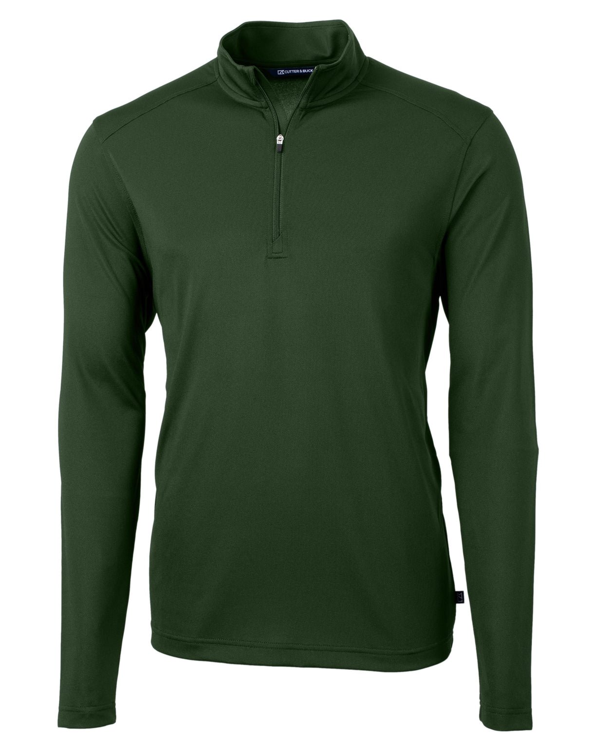 Cutter & Buck Men's Virtue Recycled Featherlight Pique Quarter Zip Pullover Mens Apparel Sweatshirts & Fleece
