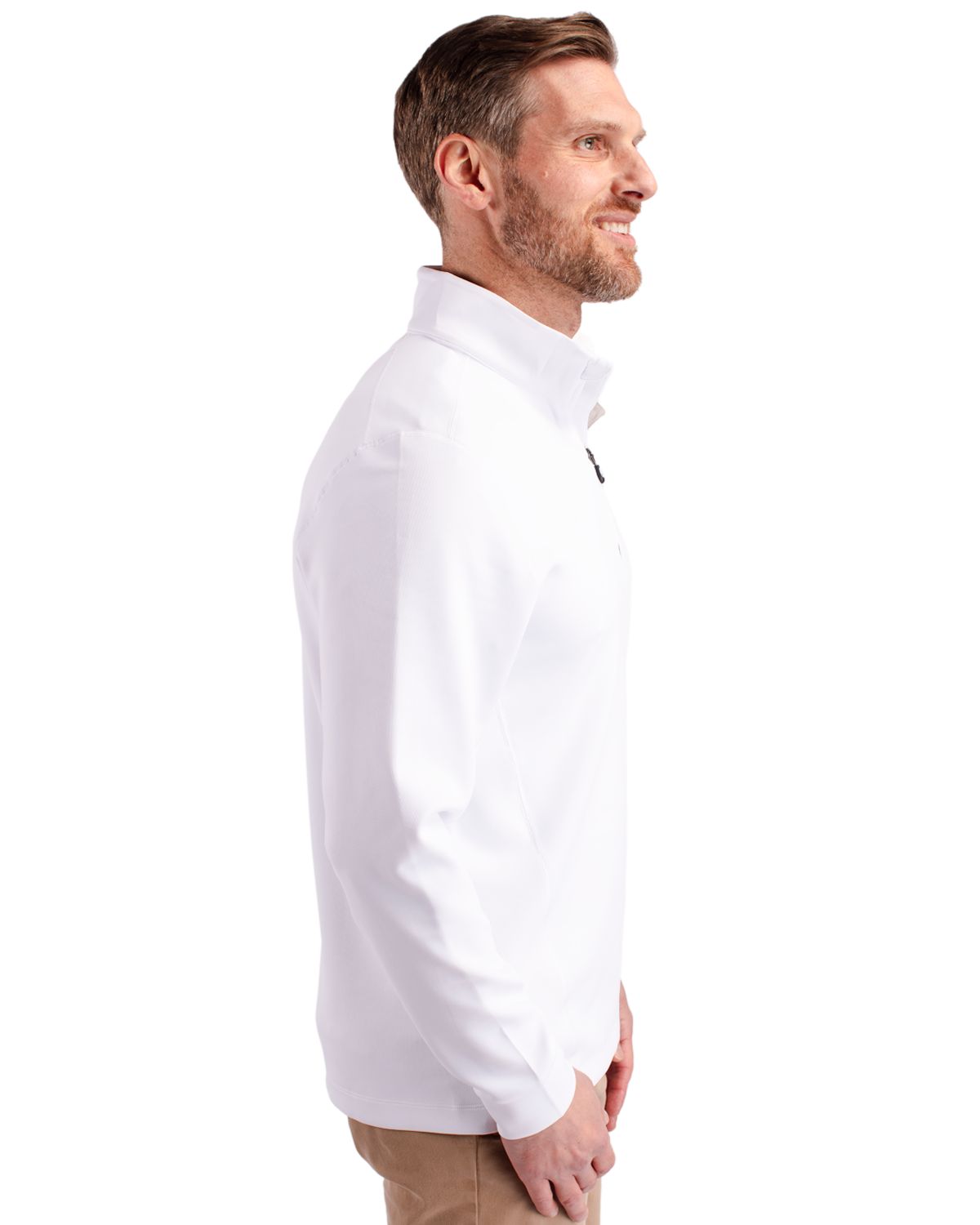 Cutter & Buck Men's Traverse Quarter Zip Pullover-6