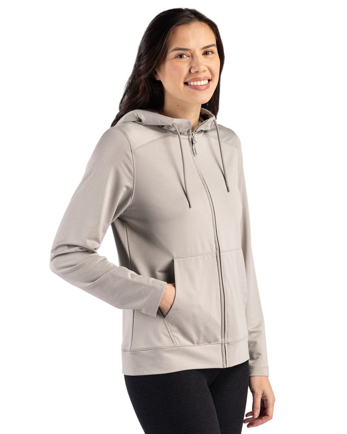 Clique Women's Dash Recycled Full Zip Hooded Sweatshirt-3