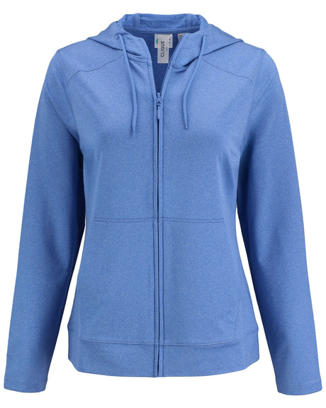 Clique Women's Dash Recycled Full Zip Hooded Sweatshirt-1