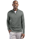Clique Men's Spin Solution-dyed Performance Interlock Half Zip-1