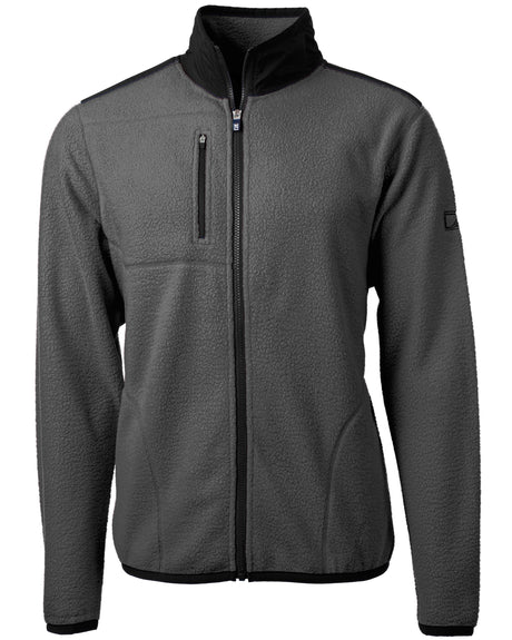 Cutter & Buck Men's Cascade Epic Comfort Recycled Sherpa Fleece Full Zip Jacket-1