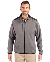 Cutter & Buck Men's Cascade Epic Comfort Recycled Sherpa Fleece Full Zip Jacket-5