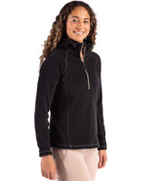 Clique Women's Powder Recycled Fleece Half Zip Sweatshirt-4