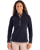 Clique Women's Powder Recycled Fleece Half Zip Sweatshirt-1