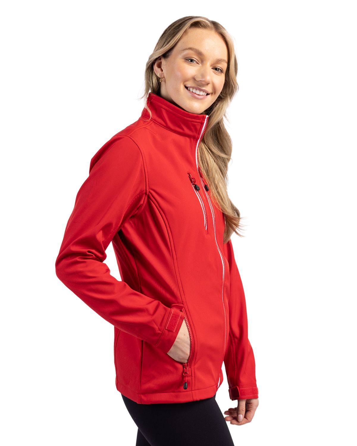 Clique Women's Telemark Recycled Stretch Softshell Full Zip Jacket-3