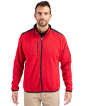 Cutter & Buck Men's Cascade Epic Comfort Recycled Sherpa Fleece Full Zip Jacket-1