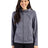 Clique Women's Dash Recycled Full Zip Hooded Sweatshirt-1