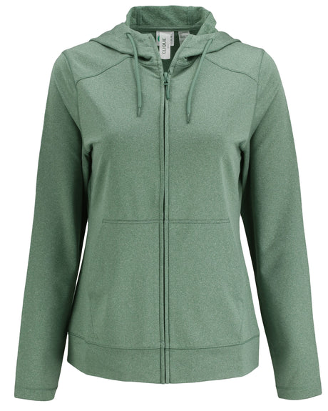 Clique Women's Dash Recycled Full Zip Hooded Sweatshirt-1
