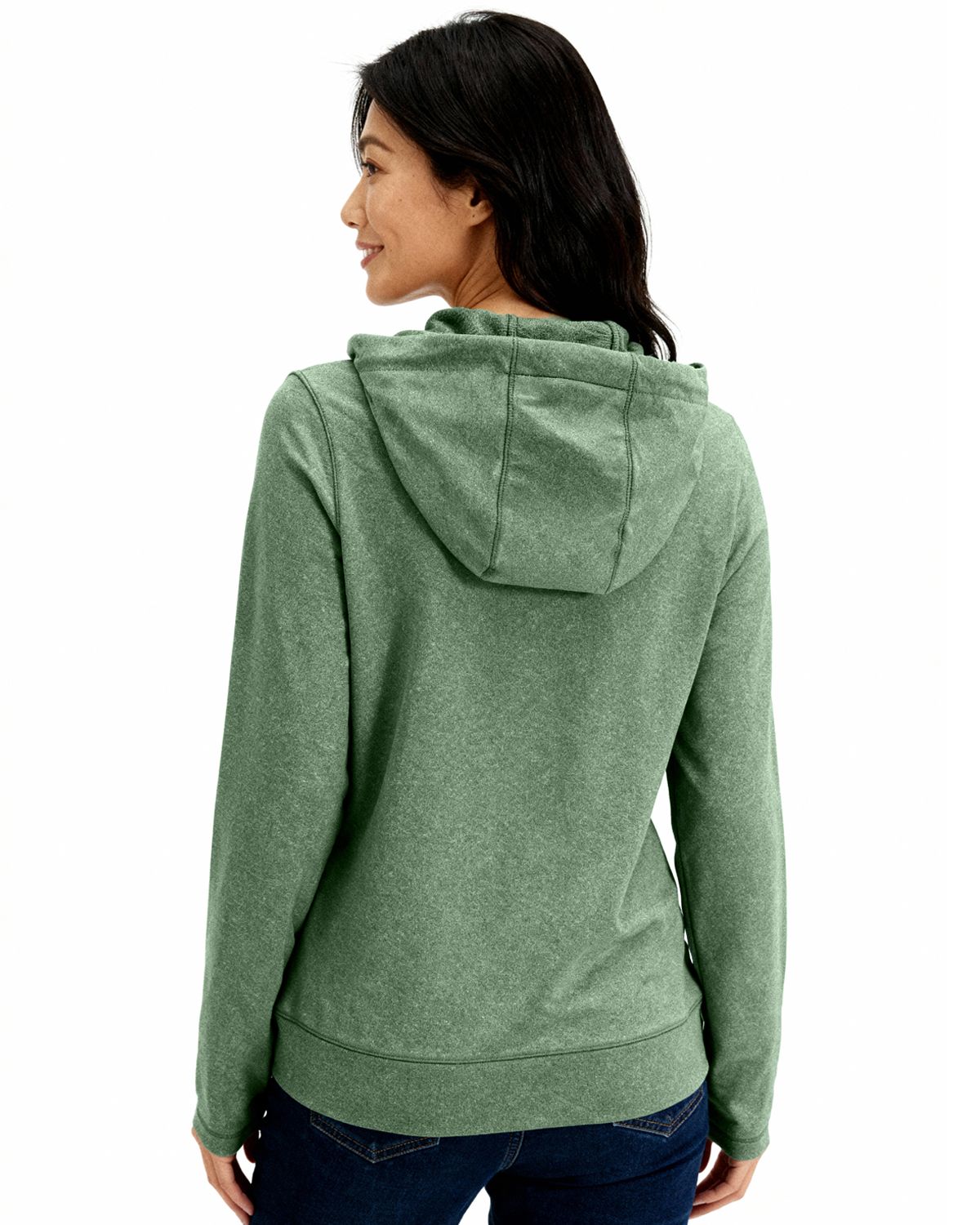 Clique Women's Dash Recycled Full Zip Hooded Sweatshirt-5