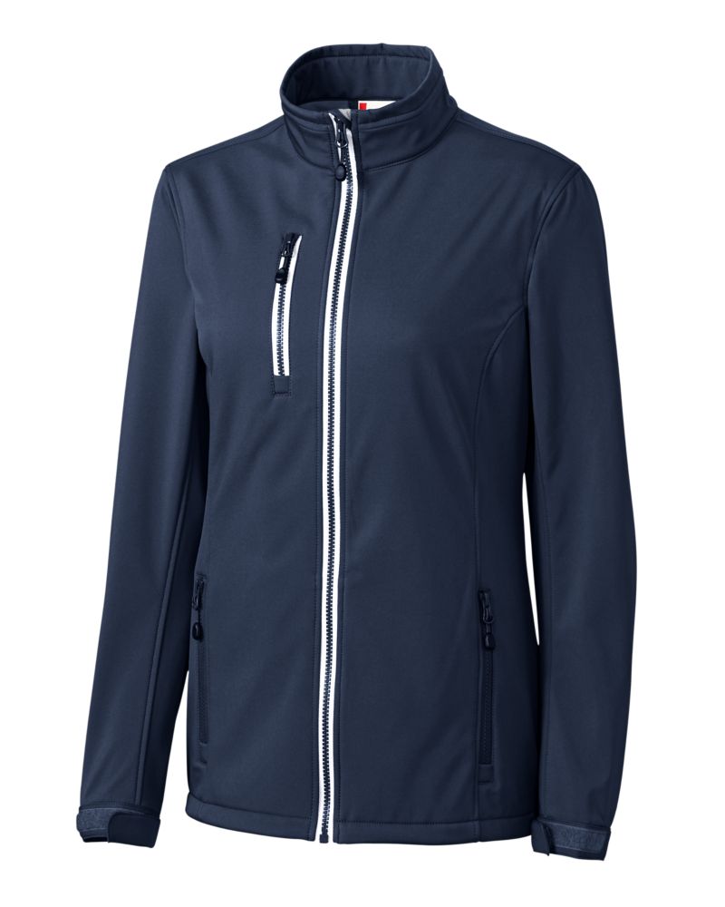 Clique Women's Telemark Recycled Stretch Softshell Full Zip Jacket-2
