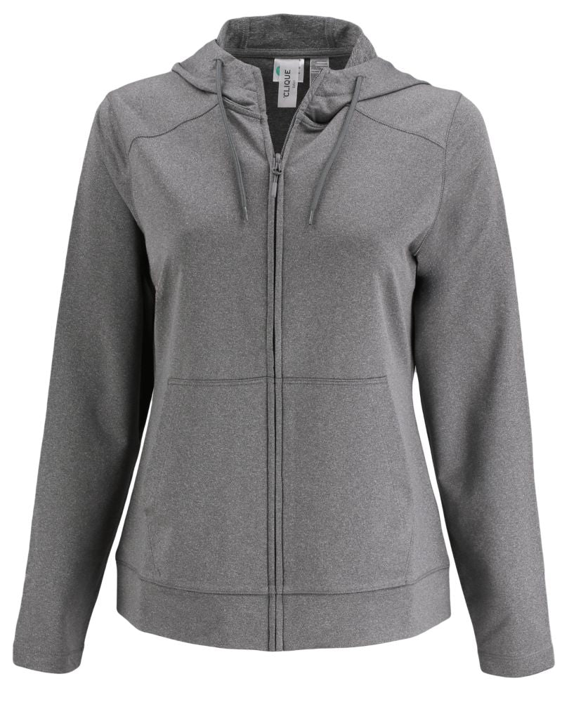 Clique Women's Dash Recycled Full Zip Hooded Sweatshirt-3