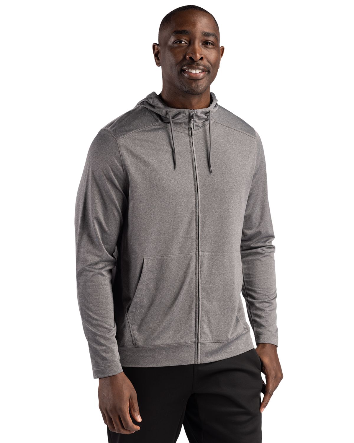 Clique Men's Dash Recycled Full Zip Hooded Sweatshirt-5