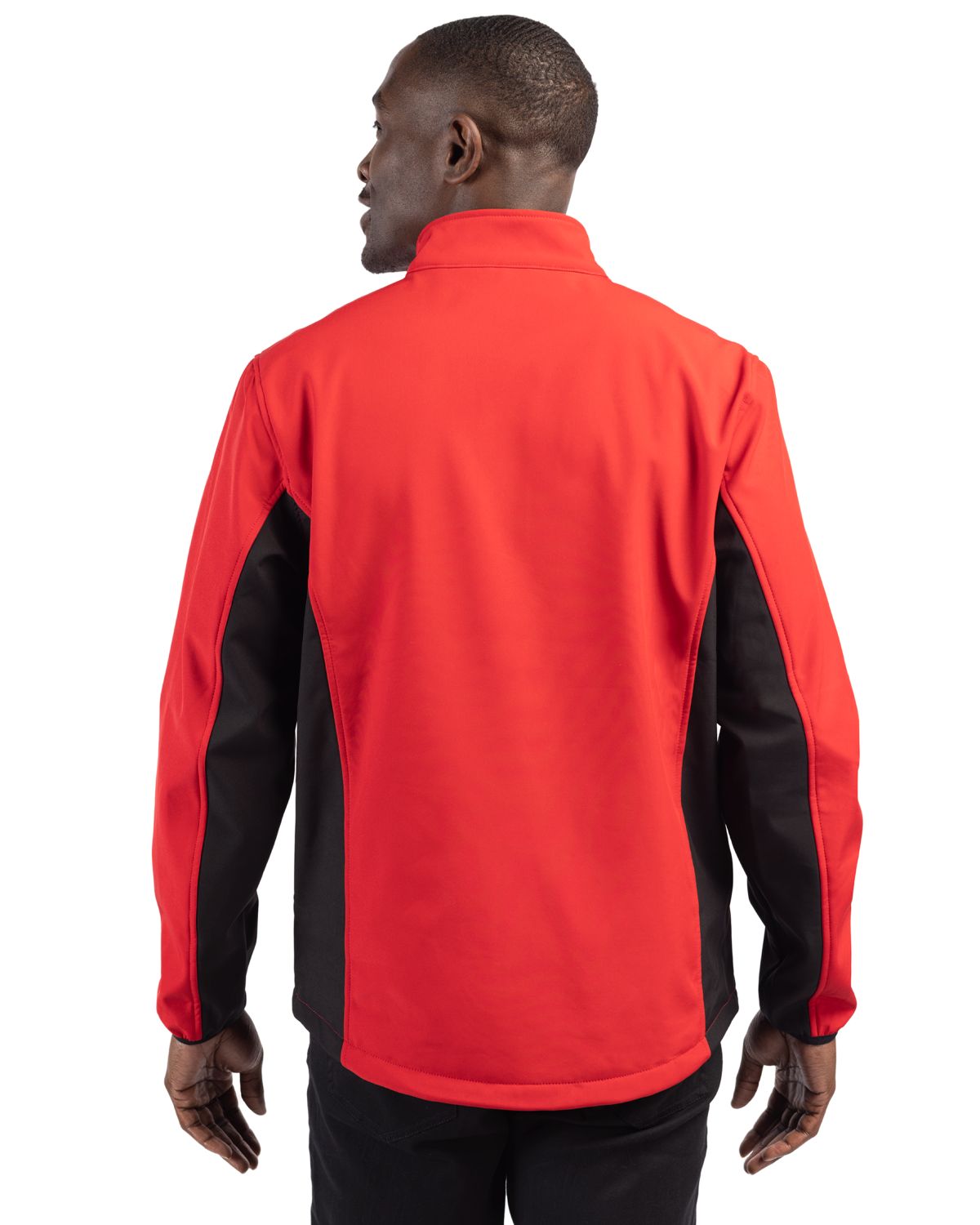 Clique Men's Narvik Recycled Colorblock Stretch Softshell Full Zip Jacket-7