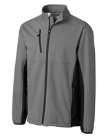Clique Men's Narvik Recycled Colorblock Stretch Softshell Full Zip Jacket-2