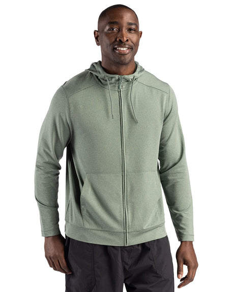 Clique Men's Dash Recycled Full Zip Hooded Sweatshirt-1