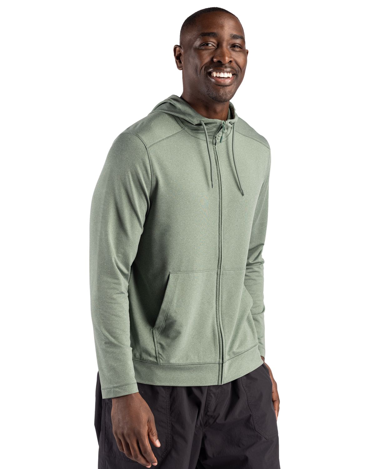 Clique Men's Dash Recycled Full Zip Hooded Sweatshirt-3