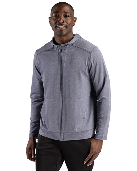 Clique Men's Dash Recycled Full Zip Hooded Sweatshirt-1
