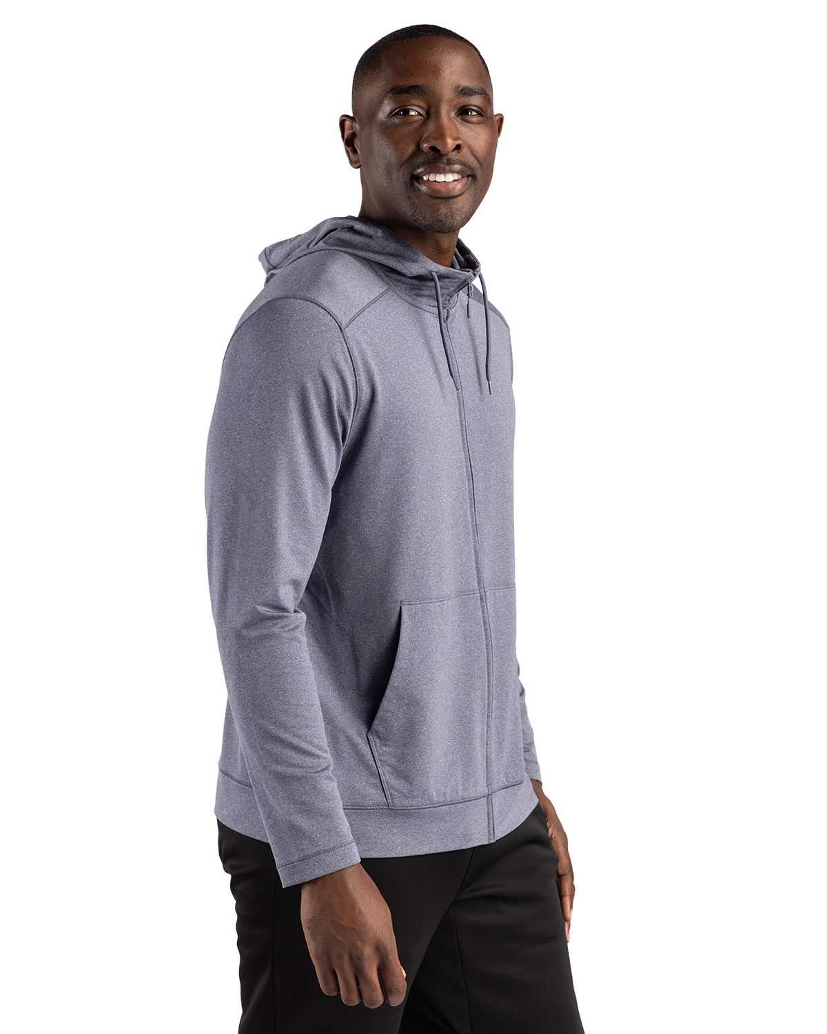 Clique Men's Dash Recycled Full Zip Hooded Sweatshirt-3