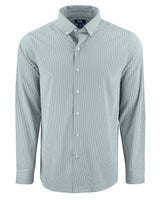 Cutter & Buck Men's Skyline Recycled Pinstripe Long Sleeve Button Down Dress Shirt-6