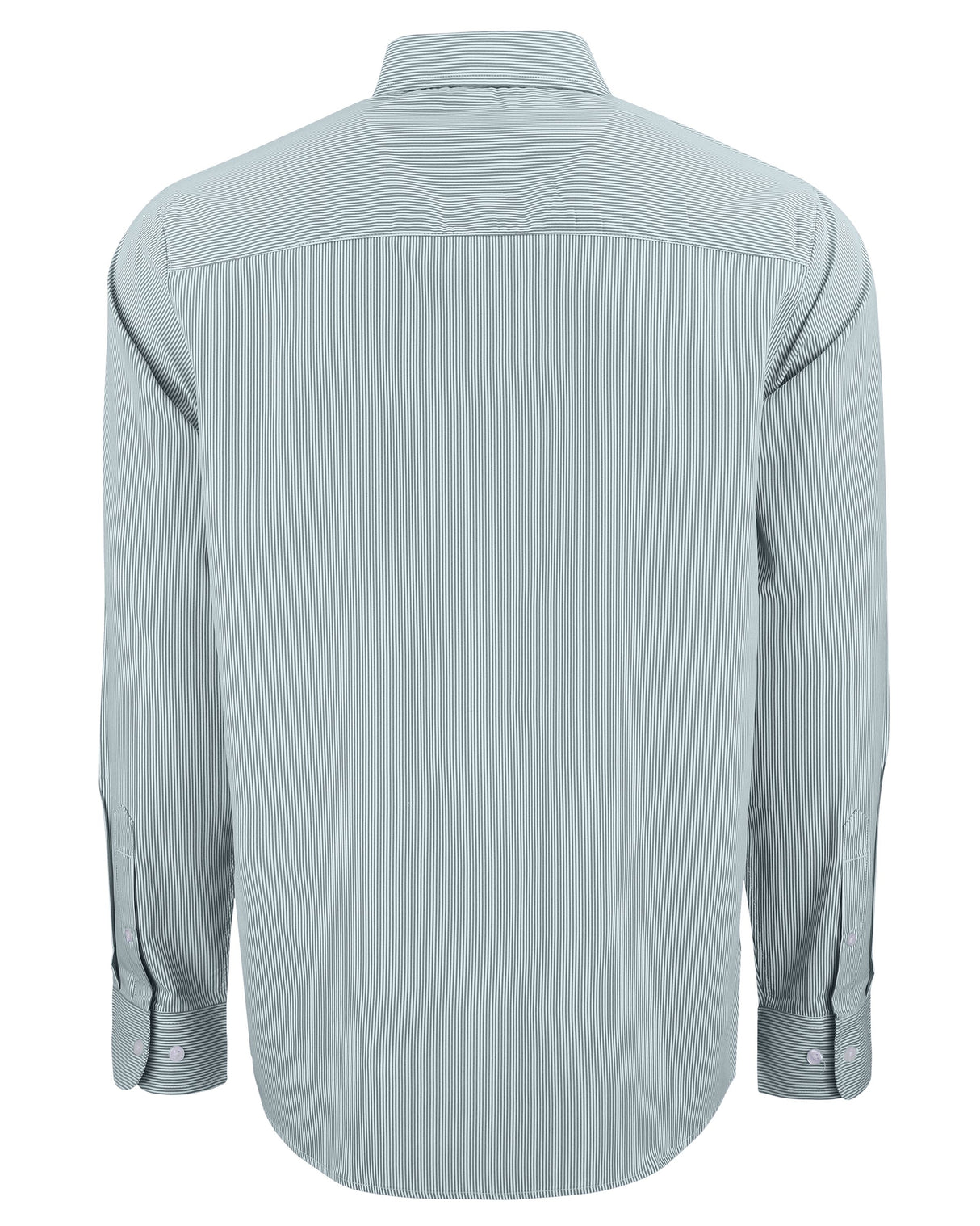 Cutter & Buck Men's Skyline Recycled Pinstripe Long Sleeve Button Down Dress Shirt-7