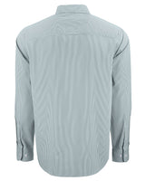 Cutter & Buck Men's Skyline Recycled Pinstripe Long Sleeve Button Down Dress Shirt-7