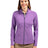 Cutter & Buck Women's Adapt Recycled Soft Knit Stretch Heathered Full Zip Jacket-1