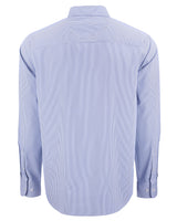 Cutter & Buck Men's Skyline Recycled Pinstripe Long Sleeve Button Down Dress Shirt-5