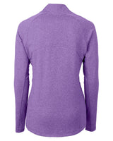 Cutter & Buck Women's Adapt Recycled Soft Knit Stretch Heathered Full Zip Jacket-6