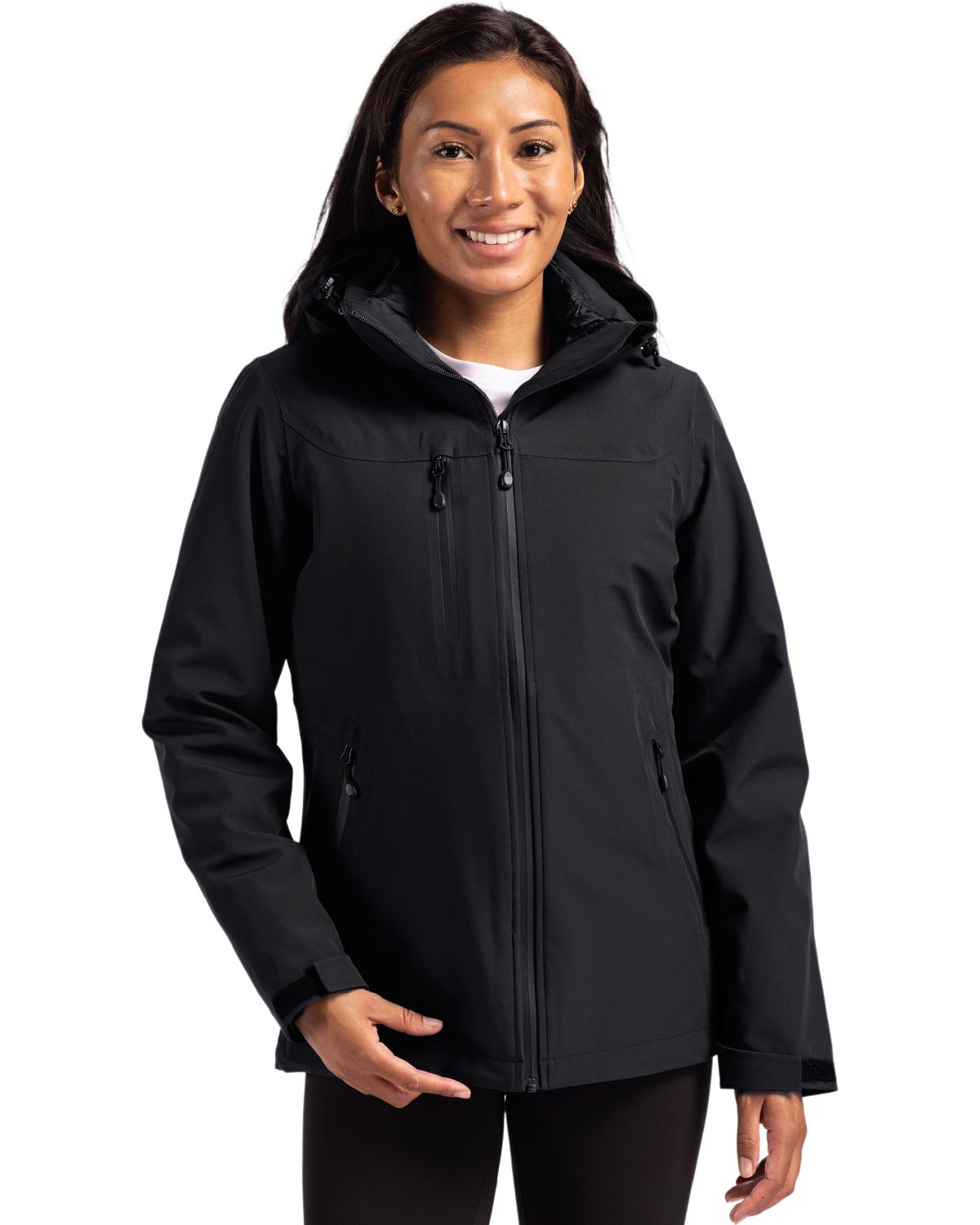 Clique Women's Cornice Recycled 3-in-1 Waterproof System Full Zip Parka-1