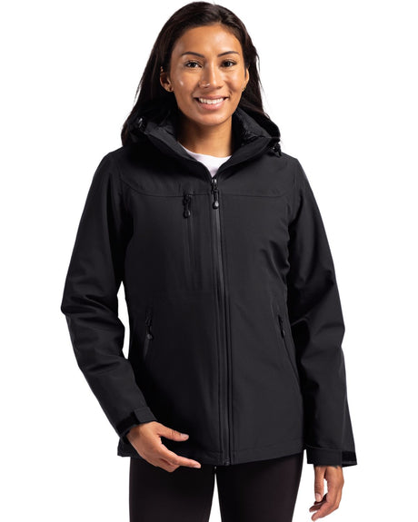 Clique Women's Cornice Recycled 3-in-1 Waterproof System Full Zip Parka-1