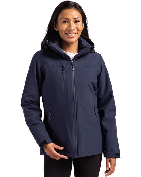 Clique Women's Cornice Recycled 3-in-1 Waterproof System Full Zip Parka-1