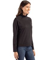 Cutter & Buck Women's Coastline Recycled Double Peached Funnel Neck Pullover-4