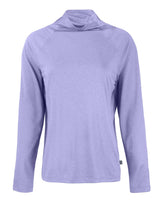 Cutter & Buck Women's Coastline Recycled Double Peached Funnel Neck Pullover-5