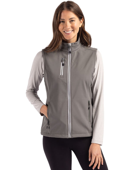 Clique Women's Telemark Recycled Stretch Softshell Full Zip Vest-1