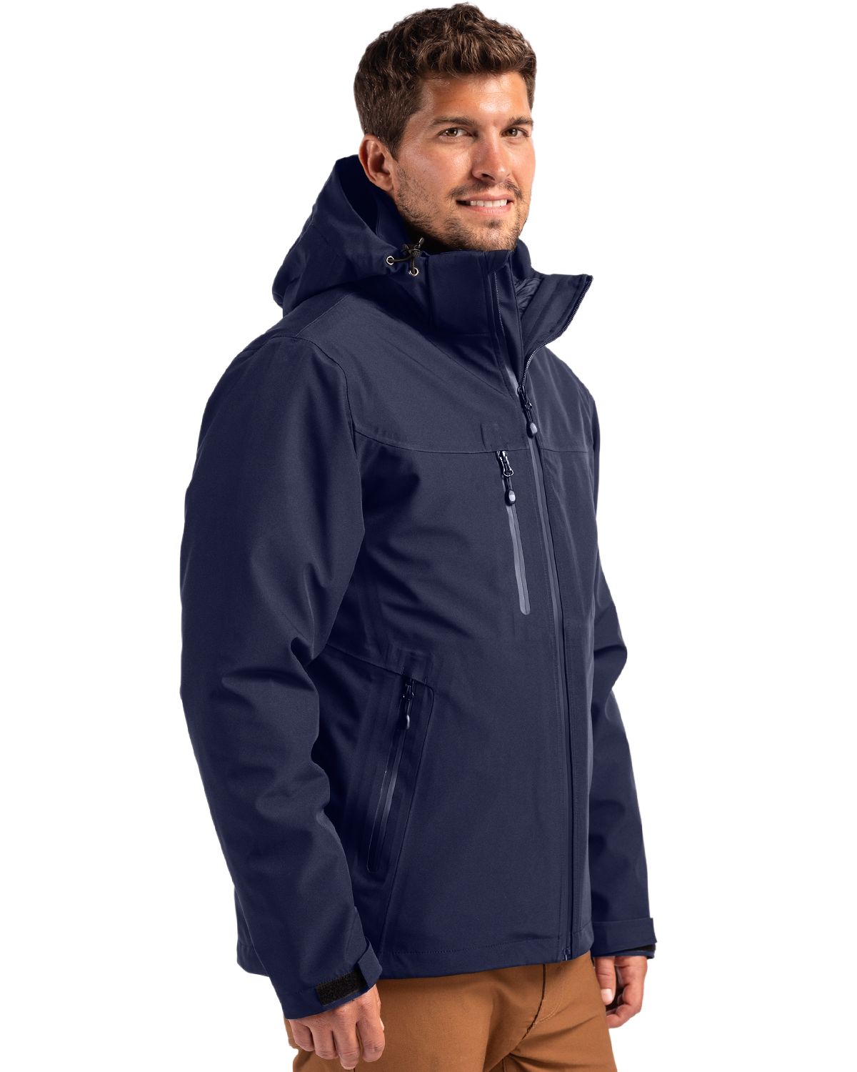 Clique Men's Cornice Recycled 3-in-1 Waterproof System Full Zip Parka-4