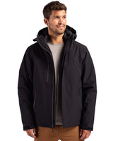 Clique Men's Cornice Recycled 3-in-1 Waterproof System Full Zip Parka-2