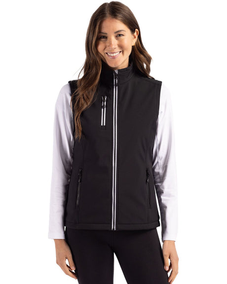 Clique Women's Telemark Recycled Stretch Softshell Full Zip Vest-2