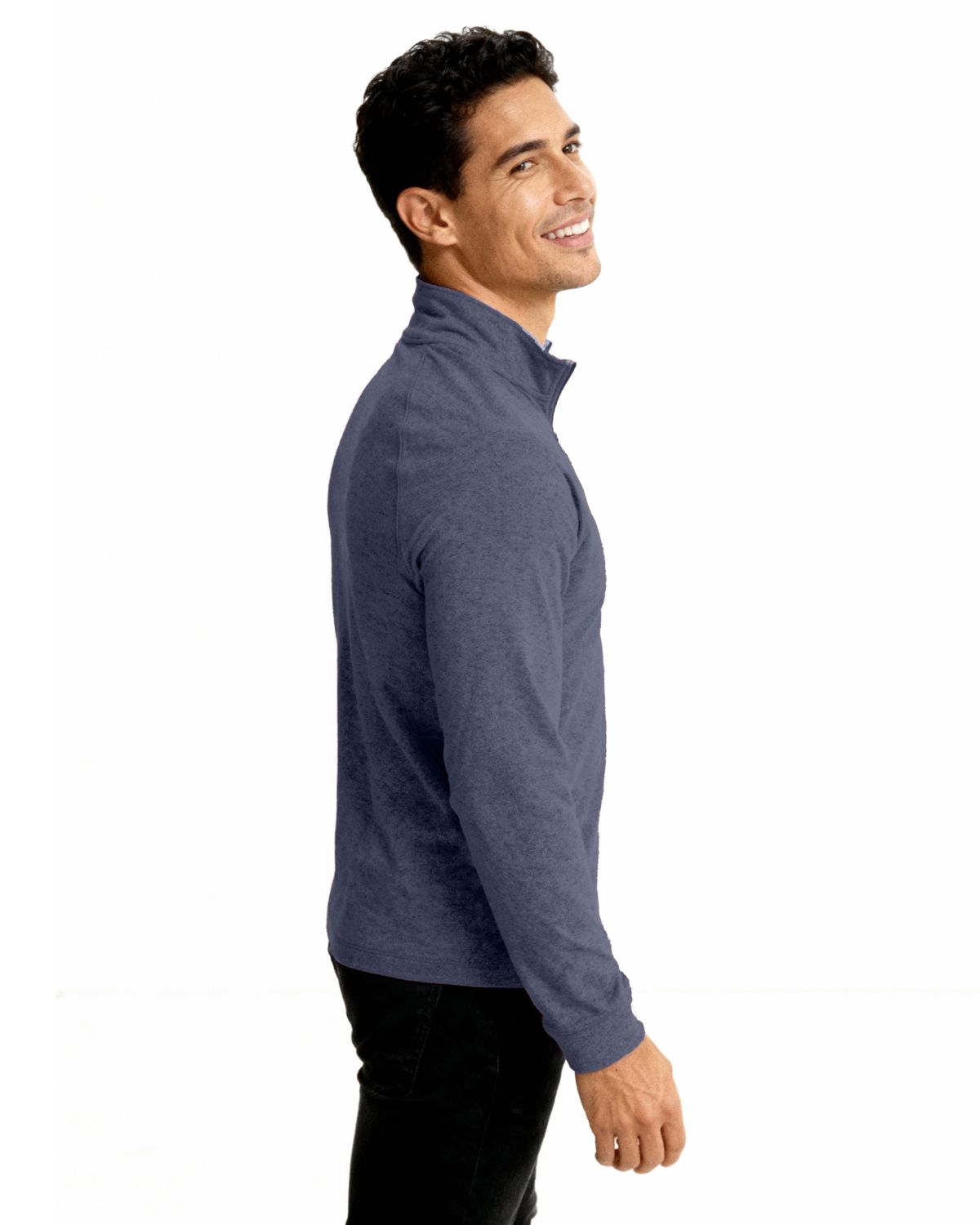 Clique Men's Dash Recycled Quarter Zip Sweatshirt-6