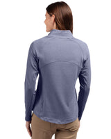 Cutter & Buck Women's Adapt Recycled Soft Knit Stretch Heathered Full Zip Jacket-2